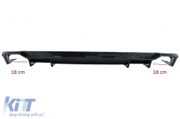 Píso Profulaktíras Valance Air Diffuser katállhlos gia Audi A5 F5 S-Line (2017-2019) RS5 Schediasmós-image-6090489