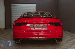 Píso Profulaktíras Valance Air Diffuser katállhlos gia Audi A5 F5 S-Line (2017-2019) RS5 Schediasmós-image-6102107