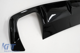 Píso Profulaktíras Valance Air Diffuser katállhlos gia Skoda Octavia II (2004-2009) Piáno Mavro-image-6089813