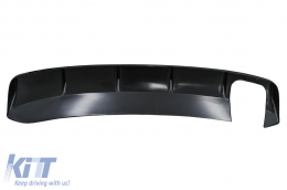 Píso Profulaktíras Valance Air Diffuser katállhlos gia Skoda Octavia II (2004-2009) Piáno Mavro-image-6089816