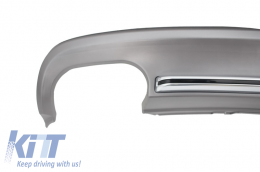 Píso Profulaktíras Valance Diffuser Ákroi Exatmíseon Ourá Solínes katállhloi gia Audi A5 8T 2 Doors Koupé Cabriolet (2012-2015) S5 Schediasmós-image-6026792