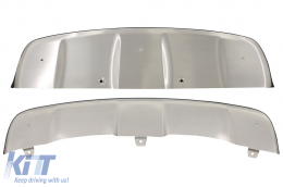 image-0-Placas deslizamiento para BMW X6 E71 2008-2014 Acero inoxidable Off-Road Paquete Look