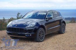 Placas protectoras parachoques Off Road para Porsche Macan S 2014-2016-image-6026582