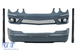 image-47-Plaïnés foústes Body Kit gia Mercedes E-Class W211 06-09 E63 Look Provoleís omíchlis