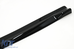 Plaïnés foústes Epéktasi gia Mercedes A-Class W176 Sport Line A45 2012-2018 Mávro-image-6108093