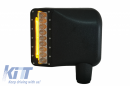 Plaϊnós Kathrépths LED Fóta strofís Offroad katállhlo gia Jeep Wrangler JK Rubicon (2007-2016)-image-6065599