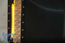 Plaϊnós Kathrépths LED Fóta strofís Offroad katállhlo gia Jeep Wrangler JK Rubicon (2007-2016)-image-6065600