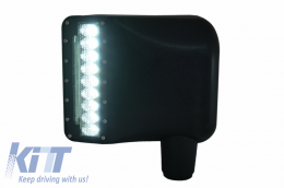 Plaϊnós Kathrépths LED Fóta strofís Offroad katállhlo gia Jeep Wrangler JK Rubicon (2007-2016)-image-6065601
