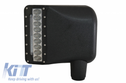 Plaϊnós Kathrépths LED Fóta strofís Offroad katállhlo gia Jeep Wrangler JK Rubicon (2007-2016)-image-6065605