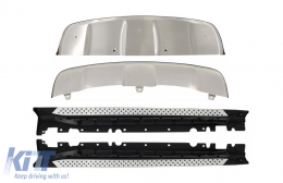 image-72-Plaques protection off Road pour BMW X6 E71 2008-2014 Acier inoxydable Marchepieds
