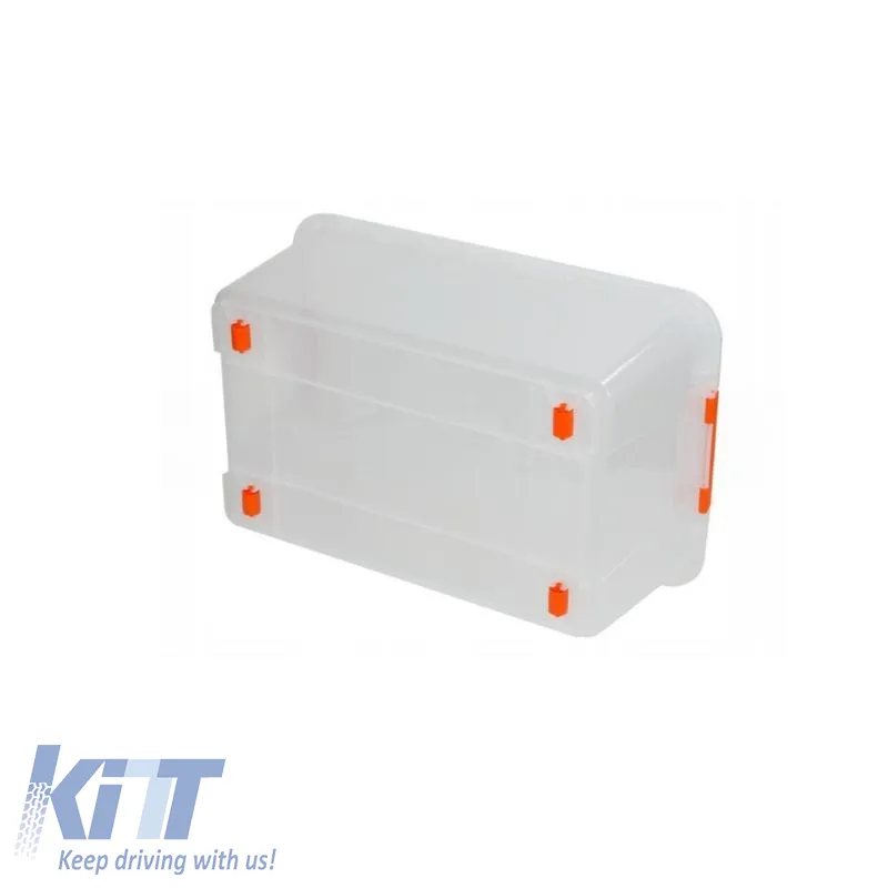 Plastic Storage Box With Cap Transparent 58x37.5x23.5cm 35Lt Tactix 320280