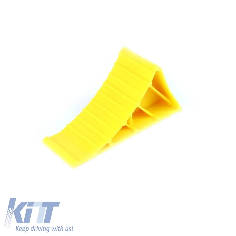 Plastic Wheel Wedge Yellow 22.5 x 9.1 x 10 cm 1 pc