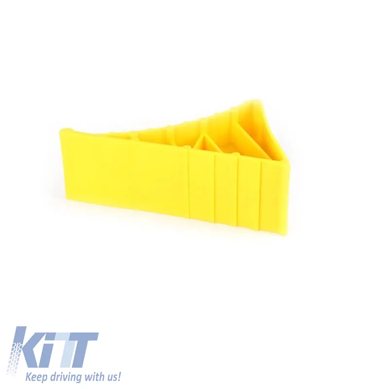 Plastic Wheel Wedge Yellow 22.5 x 9.1 x 10 cm 1 pc