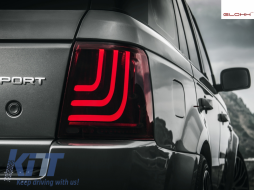 Plíres kit amaxómatos katállhlo gia Land Range Rover Athlhtikó L320 Ananéosh (2009-2013) Schedíash Autobiografías Glohh LED Fotistiká Píso Fóta GL-3 Dunamikó-image-6008586