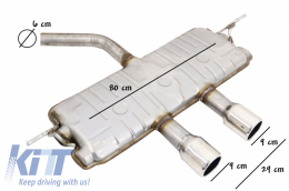 Plíres kit amaxómatos katállhlo gia VW Golf 7 VII 5G1 (2012-2017) R400 Schediasmós me Plíres svsthma exatmíseos kai aerotomí fterón orofís Aerotomí-image-6058231