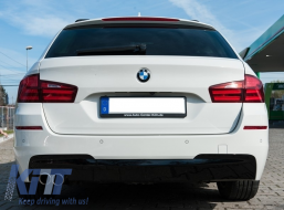 Plíres kit amaxómatos me proboleís omíchlhs Kapnós katállhlo gia BMW F11 (2010-2014) Schédio M Mavro-image-6026902
