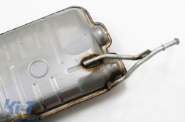 Plíres svsthma exatmíseos katállhlo gia VW Golf 5 R32 (2003-2007) Golf 6 R20 (2008-2013) Catback Muffler Piáno Mavro-image-6095455