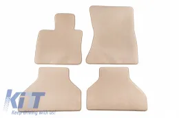 image-18-Podna prostirka Tepih bež pogodna za BMW X5 E70 03/2007-10/2013 5 sjedala