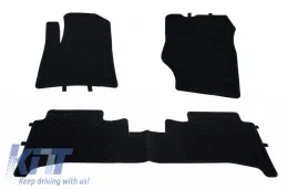 image-76-Podne obloge/ tepisi prostirke Guma prostirke prikladne za PORSCHE Cayenne 957/957 (2002-2010) prikladne za VW Touareg 7L (2002-2010) crne