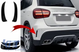 image-15-Poklopci stražnjeg branika Bočne peraje Branik prikladne za MERCEDES GLA X156 GLA250 GLA45 (2014. kasnije) Black Edition