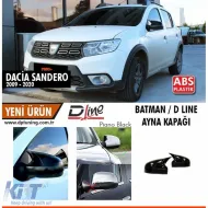 image-45-Pokrov ogledala Sandero Batman Piano Crna / 2009 - 2020