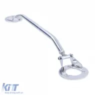 Polierte Aluminium-Strebe geeignet für BMW 3er E36 6 Zylinder 320i 325i 90-99-image-6210074