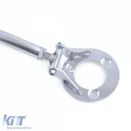 Polierte Aluminium-Strebe geeignet für BMW 3er E36 6 Zylinder 320i 325i 90-99-image-6210076