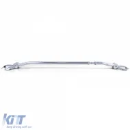 Polierte Aluminium-Strebe vorne, geeignet für Opel Astra G 1998-2004-image-6190440