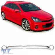 image-65-Polierte Aluminium-Strebenverstärkung vorne, geeignet für Opel Astra H 04-10 Sedan Caravan GTC TwinTop