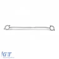 Polierte Aluminium-Strebenverstärkung vorne, geeignet für Opel Astra H 04-10 Sedan Caravan GTC TwinTop-image-6195784