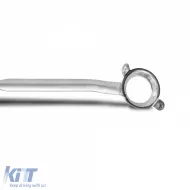 Polierte Aluminium-Strebenverstärkung vorne, geeignet für Opel Astra H 04-10 Sedan Caravan GTC TwinTop-image-6195786