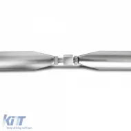 Polierte Aluminium-Strebenverstärkung vorne, geeignet für Opel Astra H 04-10 Sedan Caravan GTC TwinTop-image-6195787