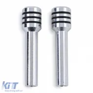 Polírozott alumínium ajtózár gomb pár BMW 3-as E36 90-96 E30 83-90-image-6209414