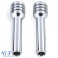 Polírozott alumínium ajtózár gomb pár BMW 3-as E36 90-96 E30 83-90-image-6209415