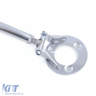 Polished front aluminum strut brace suitable for 3 Series BMW E36 6 cyl 320i 325i 90-99-image-6210076