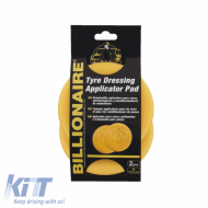 Polishing Sponges Billionaire Applicator Pad Yellow 12.5cm BLN0540 2 Pieces - CGRCMAR6038865