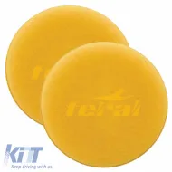 Polishing Sponges Detailing Pro Feral Applicator Pad Yellow 12.5cm 2 Pieces-image-6319861