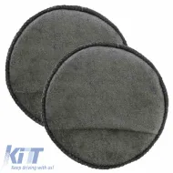 Polishing Sponges Microfiber Detailing Pro Feral Applicator Pad Gray 15cm 2 Pieces-image-6319869