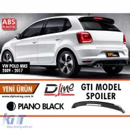 image-77-Polo Mk5 GTI Style Rear Spoiler Piano Black ABS / 2011-2018