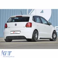 image-38-Polo Mk5 Rieger Rear Bumper Lip Raw Surface Vacuum Plastic / 2009-2013