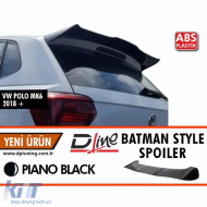 Polo Mk6 Batman Style Rear Spoiler Piano Black ABS / 2019 Sonrası - DTSV6026128
