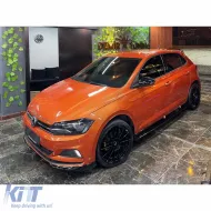 image-13-Polo Mk6 Custom Front Lip Raw Vacuum Plastic / 2018 After