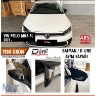 Polo Mk6 FL Batman Mirror Cover Piano Black / 2018 - - DTMCV6026313