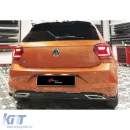 image-29-Polo Mk6 Sport Diffuser + Chromee Exhaust Tips Piano Black Vacuum Plastic / 2018 - 2021