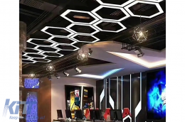 Polyélaios Exágonos HoneyComb Sýstima fotismoú orofís 6500K Diámetros 60cm-image-6114628
