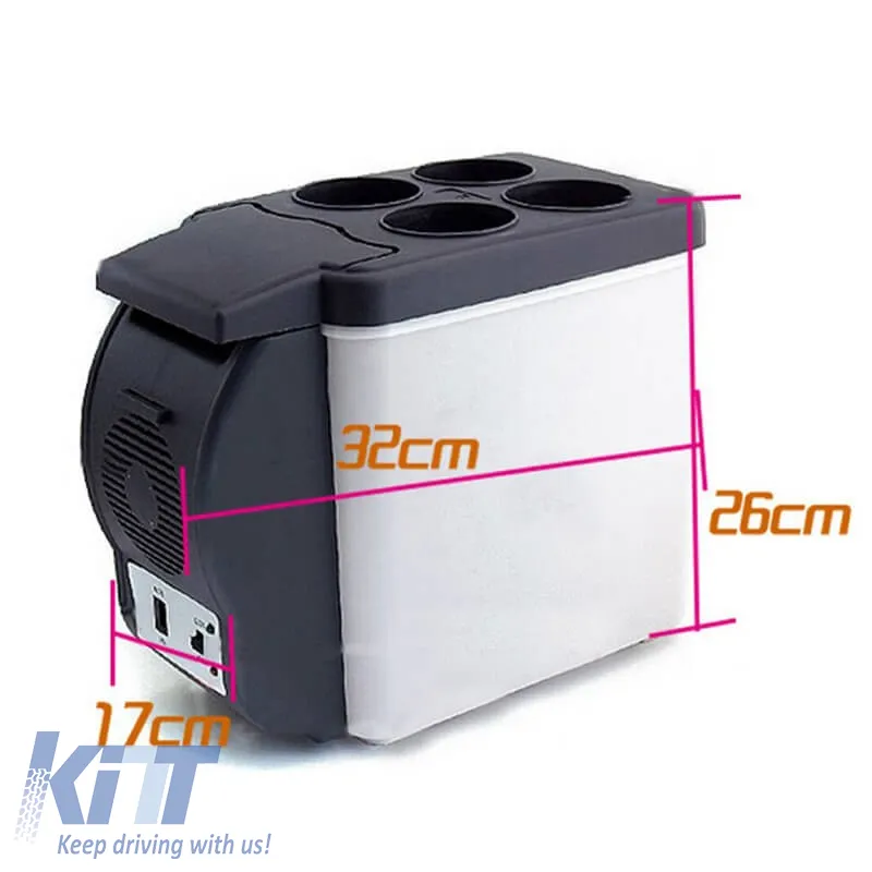 Portable Cool Box 6lt DC 12V 38W with Cool and Warming Mode
