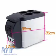 Portable Cool Box 6lt DC 12V 38W with Cool and Warming Mode-image-6310948
