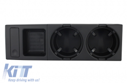 image-71-Porte-gobelet et tirelire pour BMW Série 3 E46 1998-2005 Noir
