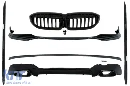 image-19-Potpuni Body Kit Extensions prikladni za BMW serije 3 G20 Sedan G21 Touring (2018-up) M340i Dizjan Black Savjeti