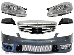 image-75-Potpuni Facelift Retrofit prednje pretvorbe prikladno za Mercedes W221 S-klase (2005-2009) S63 S65 Dizjan